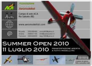 Manifestazione aeromodellismo gruppo aca 11 luglio 2010