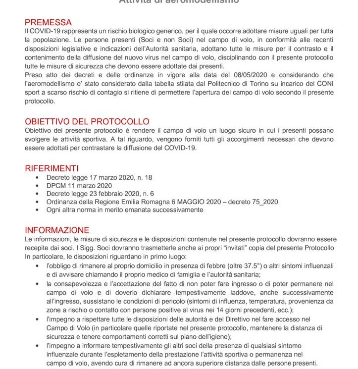 thumbnail of Protocollo Covid per A.C.A. v00