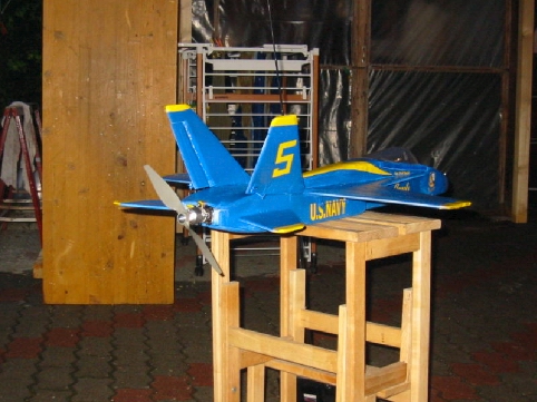 F18 Blue Angels autocostruito 
